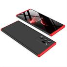 For Samsung Galaxy Note20 Ultra 5G GKK Three Stage Splicing Full Coverage PC Protective Case(Black Red) - 3