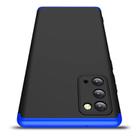 For Samsung Galaxy Note20 5G GKK Three Stage Splicing Full Coverage PC Protective Case(Black Blue) - 2