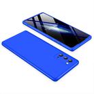 For Samsung Galaxy Note20 5G GKK Three Stage Splicing Full Coverage PC Protective Case(Blue) - 2