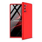 For Samsung Galaxy Note20 5G GKK Three Stage Splicing Full Coverage PC Protective Case(Red) - 1
