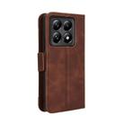 For Xiaomi 14T Skin Feel Calf Texture Card Slots Leather Phone Case(Brown) - 3