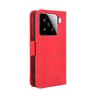 For Xiaomi 15 Skin Feel Calf Texture Card Slots Leather Phone Case(Red) - 3