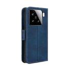 For Xiaomi 15 Skin Feel Calf Texture Card Slots Leather Phone Case(Blue) - 3