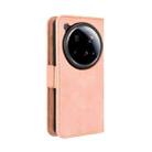 For Xiaomi 15 Ultra Skin Feel Calf Texture Card Slots Leather Phone Case(Pink) - 3