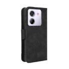 For Xiaomi Poco M7 Pro 5G Skin Feel Calf Texture Card Slots Leather Phone Case(Black) - 3