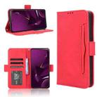 For Xiaomi Poco M7 Pro 5G Skin Feel Calf Texture Card Slots Leather Phone Case(Red) - 1