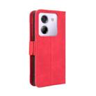 For Xiaomi Poco M7 Pro 5G Skin Feel Calf Texture Card Slots Leather Phone Case(Red) - 3