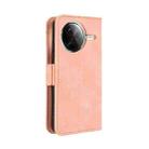 For Xiaomi Poco F7 Pro 5G / F7 Ultra Skin Feel Calf Texture Card Slots Leather Phone Case(Pink) - 3