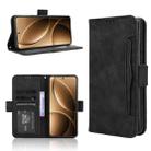 For Xiaomi Poco F7 Pro 5G / F7 Ultra Skin Feel Calf Texture Card Slots Leather Phone Case(Black) - 1