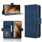 For Xiaomi Poco F7 Pro 5G / F7 Ultra Skin Feel Calf Texture Card Slots Leather Phone Case(Blue) - 1