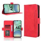 For Xiaomi Poco C71 / Redmi A5 4G Skin Feel Calf Texture Card Slots Leather Phone Case(Red) - 1