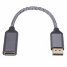 DP to HDMI 4K HD Projection Conversion Cable(Grey) - 2