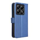 For Xiaomi 14T Pro Diamond Texture Leather Phone Case(Blue) - 3