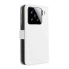 For Xiaomi 15 Diamond Texture Leather Phone Case(White) - 3