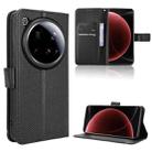 For Xiaomi 15 Ultra Diamond Texture Leather Phone Case(Black) - 1
