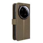 For Xiaomi 15 Ultra Diamond Texture Leather Phone Case(Brown) - 3
