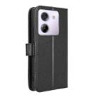 For Xiaomi Poco M7 Pro 5G Diamond Texture Leather Phone Case(Black) - 3