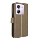 For Xiaomi Poco M7 Pro 5G Diamond Texture Leather Phone Case(Brown) - 3