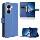 For Xiaomi Poco X7 Pro 5G Diamond Texture Leather Phone Case(Blue) - 1