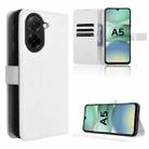 For Xiaomi Poco C71 / Redmi A5 4G Diamond Texture Leather Phone Case(White) - 1