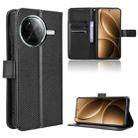For Xiaomi Poco F7 Pro 5G / F7 Ultra Diamond Texture Leather Phone Case(Black) - 1