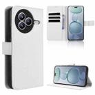 For Xiaomi Civi 5 Pro 5G Diamond Texture Leather Phone Case(White) - 1