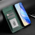 For iPhone 16 Pro Max Multi-Card Slots Zipper Wallet Leather Phone Case(Green) - 2