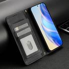 For iPhone 11 Pro Max Multi-Card Slots Zipper Wallet Leather Phone Case(Black) - 2