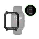 For Huami Amazfit Bip Lite Version 1S / Bip S Smart Watch TPU Protective Case, Color:Black+White Luminous Green - 1