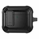 For AirPods 4 Bumblebee Bluetooth Earphone Silicone Protective Case(Black) - 1