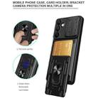 For Samsung Galaxy A16 5G Sliding Camshield TPU+PC Phone Case with Card Slot(Black) - 3