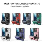 For Samsung Galaxy A56 5G Sliding Camshield TPU+PC Phone Case with Card Slot(Red) - 2
