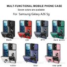 For Samsung Galaxy A26 5G Sliding Camshield TPU+PC Phone Case with Card Slot(Blue) - 2