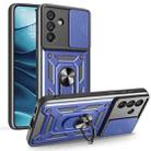 For Samsung Galaxy A56 5G Sliding Camera Cover Design TPU+PC Phone Case(Blue) - 1