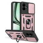 For Samsung Galaxy A07 4G Sliding Camera Cover Design TPU+PC Phone Case(Rose Gold) - 1