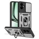 For Samsung Galaxy A07 4G Sliding Camera Cover Design TPU+PC Phone Case(Silver) - 1