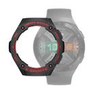 For Huawei Watch GT2e Smart Watch TPU Protective Case, Color:Black+Red - 1