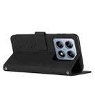 For Xiaomi 14T Skin Feel Heart Embossed Leather Phone Case(Black) - 3