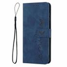 For Xiaomi 15 Skin Feel Heart Embossed Leather Phone Case(Blue) - 2