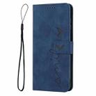 For Xiaomi 15 Pro Skin Feel Heart Embossed Leather Phone Case(Blue) - 2