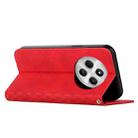 For Redmi 14C 4G Diamond Splicing Skin Feel Magnetic Leather Phone Case(Red) - 3