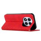 For Redmi Note 14 Pro 5G Diamond Splicing Skin Feel Magnetic Leather Phone Case(Red) - 3