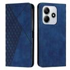 For Redmi Note 14 5G Diamond Splicing Skin Feel Magnetic Leather Phone Case(Blue) - 1