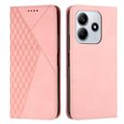 For Redmi Note 14 5G Diamond Splicing Skin Feel Magnetic Leather Phone Case(Rose Gold) - 1