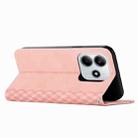 For Redmi Note 14 5G Diamond Splicing Skin Feel Magnetic Leather Phone Case(Rose Gold) - 3