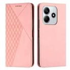 For Redmi Note 14 4G 163.25mm Diamond Splicing Skin Feel Magnetic Leather Phone Case(Rose Gold) - 1