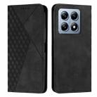 For Xiaomi 14T Pro Diamond Splicing Skin Feel Magnetic Leather Phone Case(Black) - 1