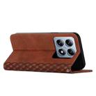 For Xiaomi 14T Diamond Splicing Skin Feel Magnetic Leather Phone Case(Brown) - 3