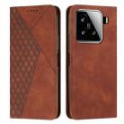 For Xiaomi 15 Diamond Splicing Skin Feel Magnetic Leather Phone Case(Brown) - 1