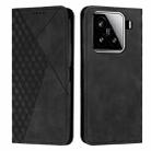 For Xiaomi 15 Diamond Splicing Skin Feel Magnetic Leather Phone Case(Black) - 1